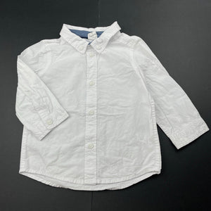 Boys H&M, lightweight cotton long sleeve shirt, GUC, size 0,  