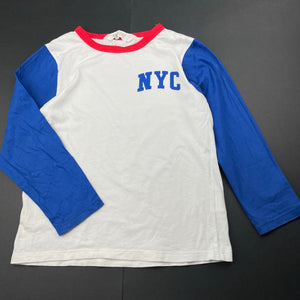 Boys H&M, cotton long sleeve t-shirt / top, GUC, size 5-6,  