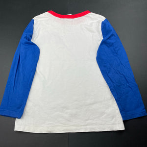 Boys H&M, cotton long sleeve t-shirt / top, GUC, size 5-6,  