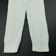 Load image into Gallery viewer, Girls Baby Berry, white knitted cotton leggings / bottoms, EUC, size 2,  