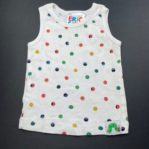 unisex Eric Carle, Very Hungry Caterpillar singlet top, EUC, size 000,  