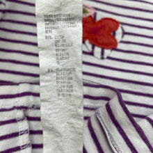 Load image into Gallery viewer, Girls Catamini, striped stretchy t-shirt / top, FUC, size 5,  