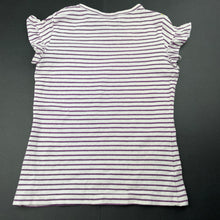 Load image into Gallery viewer, Girls Catamini, striped stretchy t-shirt / top, FUC, size 5,  