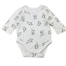 Load image into Gallery viewer, unisex Target, cotton bodysuit / romper, rabbits, FUC, size 000,  
