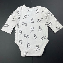 Load image into Gallery viewer, unisex Target, cotton bodysuit / romper, rabbits, FUC, size 000,  