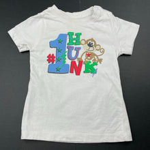 Load image into Gallery viewer, Boys Wee Babes, cotton t-shirt / top, monkey, FUC, size 1,  