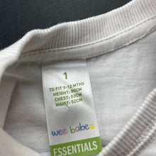 Load image into Gallery viewer, Boys Wee Babes, cotton t-shirt / top, monkey, FUC, size 1,  