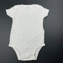 Load image into Gallery viewer, unisex Carters, grey marle bodysuit / romper, GUC, size 1,  