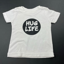Load image into Gallery viewer, Boys FOLIE KIDS, white cotton t-shirt / top, FUC, size 6 months,  