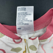 Load image into Gallery viewer, Girls Anko, stretchy floral zip romper, EUC, size 0000,  