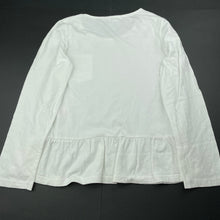 Load image into Gallery viewer, Girls Charlie &amp; Me, cotton long sleeve peplum top, light marks, FUC, size 10,  