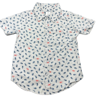 Boys H&T, lightweight cotton short sleeve shirt, FUC, size 3,  