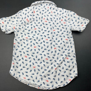 Boys H&T, lightweight cotton short sleeve shirt, FUC, size 3,  