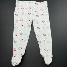 Load image into Gallery viewer, unisex Tiny Little Wonders, cotton footed leggings / bottoms, GUC, size 0000,  