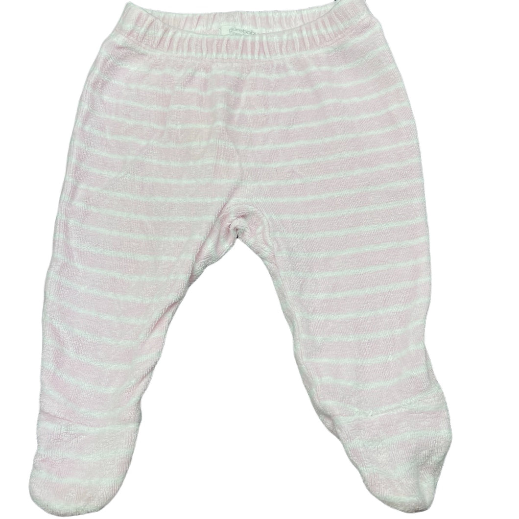 Girls purebaby, organic cotton footed leggings / bottoms, GUC, size 0000,  