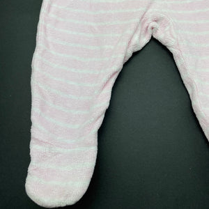 Girls purebaby, organic cotton footed leggings / bottoms, GUC, size 0000,  
