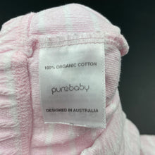 Load image into Gallery viewer, Girls purebaby, organic cotton footed leggings / bottoms, GUC, size 0000,  