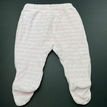 Load image into Gallery viewer, Girls purebaby, organic cotton footed leggings / bottoms, GUC, size 0000,  