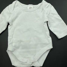 Load image into Gallery viewer, unisex Baby Berry, white cotton bodysuit / romper, GUC, size 0000,  