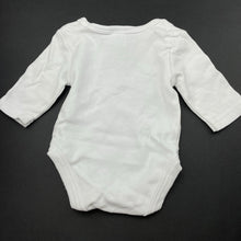 Load image into Gallery viewer, unisex Baby Berry, white cotton bodysuit / romper, GUC, size 0000,  