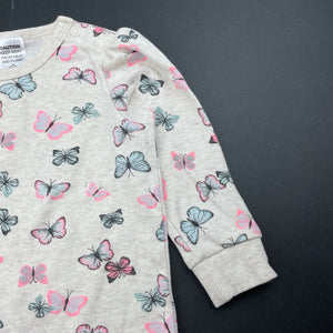 Girls Baby Berry, long sleeve top, butterflies, GUC, size 1,  