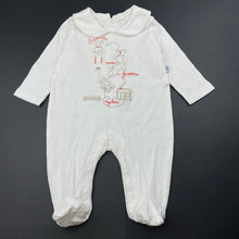 Load image into Gallery viewer, unisex Just Hatch, embroidered cotton coverall / romper, EUC, size 0000,  