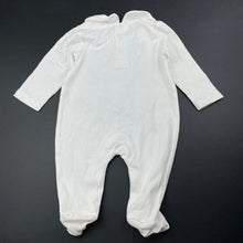 Load image into Gallery viewer, unisex Just Hatch, embroidered cotton coverall / romper, EUC, size 0000,  