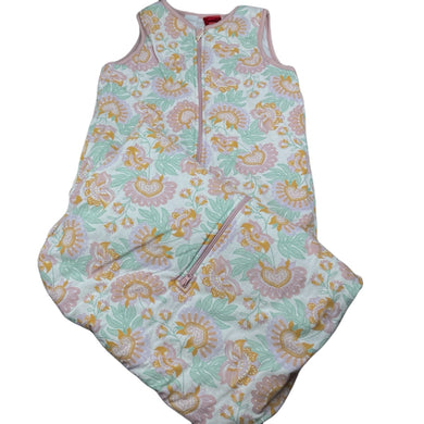 Girls Baby Baby, wadded floral sleeping bag, L: 90cm, EUC, size 3,  