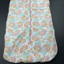 Load image into Gallery viewer, Girls Baby Baby, wadded floral sleeping bag, L: 90cm, EUC, size 3,  