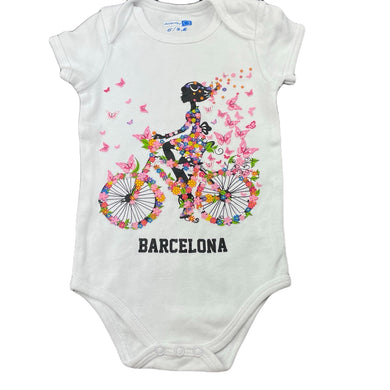 Girls REPANDA, cotton bodysuit / romper, EUC, size 0,  