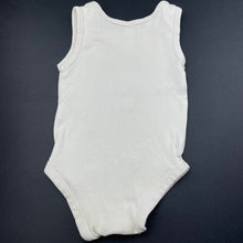 Load image into Gallery viewer, unisex Dymples, organic cotton singletsuit / romper, GUC, size 00,  