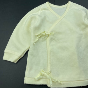 Girls lemon, soft feel knitted long sleeve top, GUC, size 0000,  