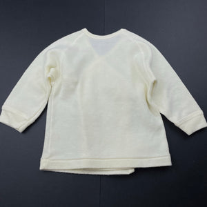 Girls lemon, soft feel knitted long sleeve top, GUC, size 0000,  