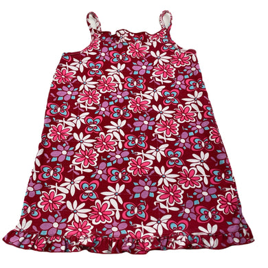 Girls Fun Spirit, floral summer dress, wash fade, FUC, size 2, L: 52cm