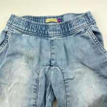 Load image into Gallery viewer, unisex Lily &amp; Dan, knit denim pants, elasticated, FUC, size 0,  