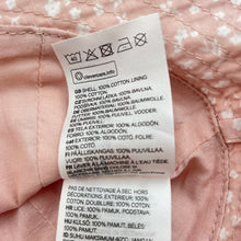 Load image into Gallery viewer, Girls H&amp;M, pink floral cotton bucket hat, EUC, size 000-00,  