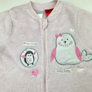 Girls Baby Baby, soft fleece travel sleeping bag, L: 58cm, FUC, size 00,  