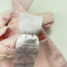 Load image into Gallery viewer, Girls Sprout, pink stretchy romper, unicorn, EUC, size 000,  