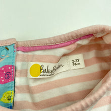 Load image into Gallery viewer, Girls Baby Boden, lined cotton dress, light marks, FUC, size 2-3, L: 51cm