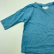 Load image into Gallery viewer, Boys Favourites, blue cotton long sleeve top, GUC, size 0,  