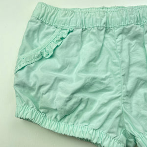 Girls Anko, lightweight cotton shorts, elasticated, GUC, size 00,  
