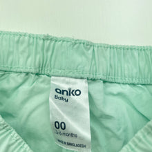Load image into Gallery viewer, Girls Anko, lightweight cotton shorts, elasticated, GUC, size 00,  