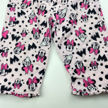 Load image into Gallery viewer, Girls DIsney, Minnie Mouse flannel cotton winter pyjama pants, FUC, size 0,  