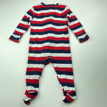 Load image into Gallery viewer, unisex Old Navy, striped cotton zip coverall / romper, EUC, size 00,  
