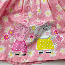 Load image into Gallery viewer, Girls Peppa Pig, floral cotton summer dress, GUC, size 2, L: 48cm