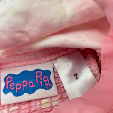 Load image into Gallery viewer, Girls Peppa Pig, floral cotton summer dress, GUC, size 2, L: 48cm