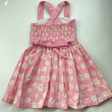 Load image into Gallery viewer, Girls Peppa Pig, floral cotton summer dress, GUC, size 2, L: 48cm