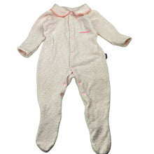 Load image into Gallery viewer, Girls Bonds, pink terry wondersuit coverall / romper, FUC, size 0,  