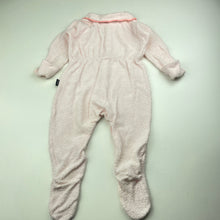 Load image into Gallery viewer, Girls Bonds, pink terry wondersuit coverall / romper, FUC, size 0,  