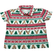 Load image into Gallery viewer, Boys Baby Baby, cotton Christmas short sleeve shirt, FUC, size 2,  